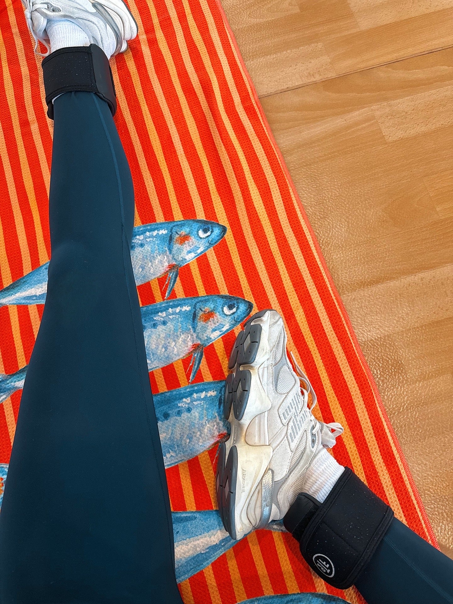 SWELLTER: GO FISH! hot yoga towel *PRE ORDER*