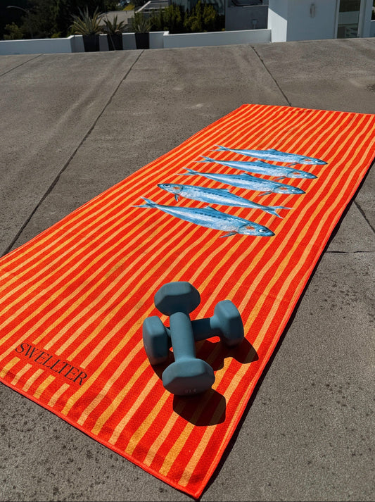 SWELLTER Go With Your Flow hot yoga towel