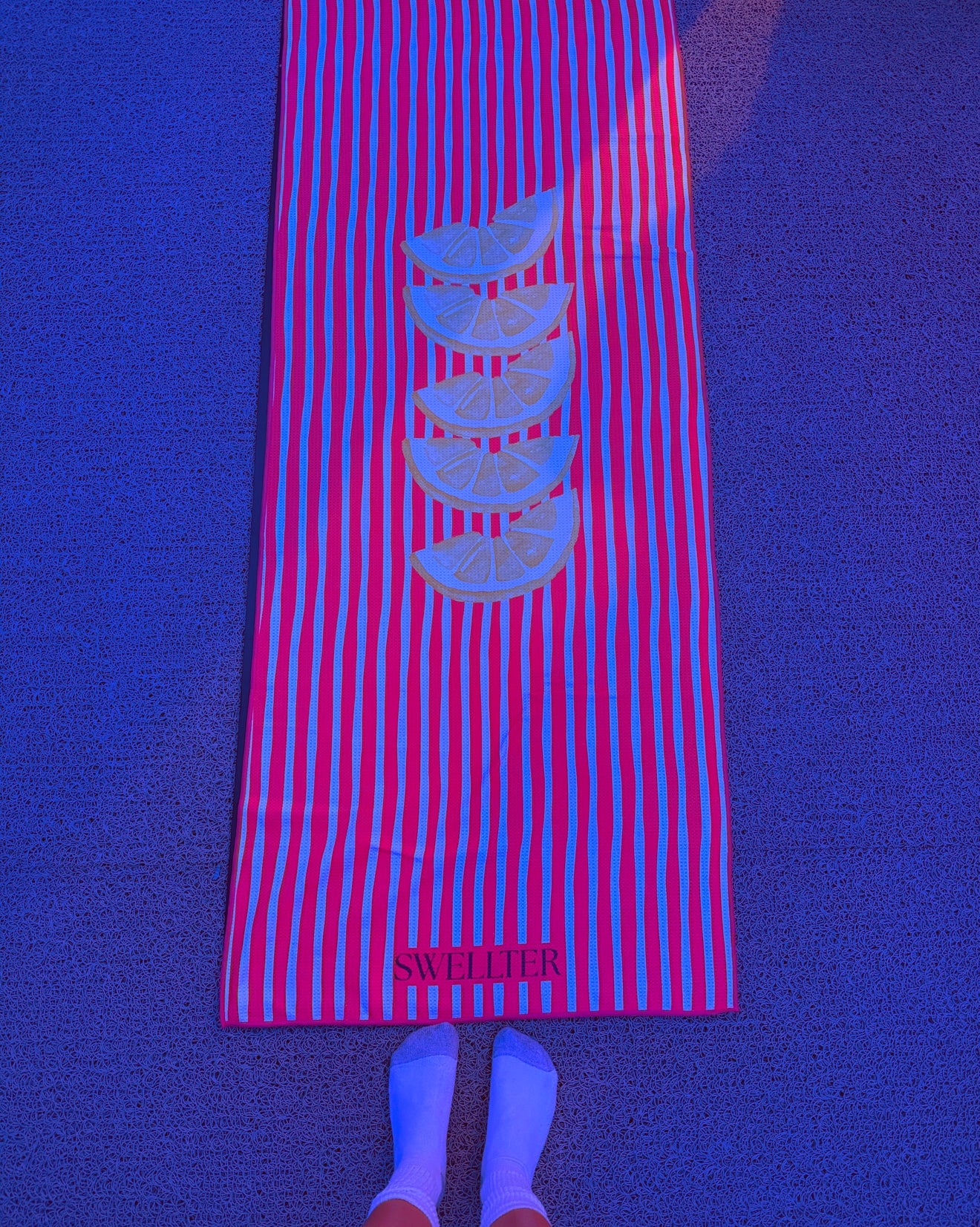 SWELLTER: LEMON-AID! hot yoga towel *PRE ORDER*