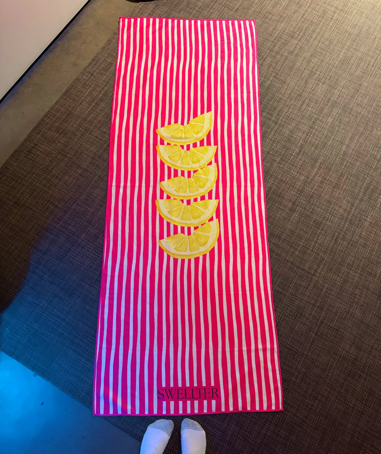 SWELLTER: LEMON-AID! hot yoga towel *PRE ORDER*